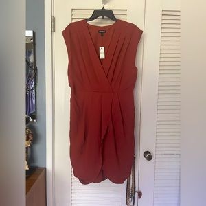 Express chestnut colored sleeveless dress NWT